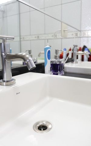Apartamento à venda com 112m², 3 quartos e 1 vagaBanheiro da Suíte - Torneira