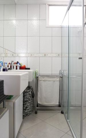 Apartamento à venda com 112m², 3 quartos e 1 vagaBanheiro da Suíte