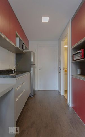 Studio à venda com 26m², 1 quarto e sem vagaCozinha