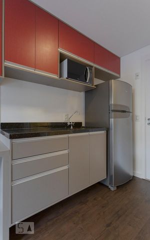 Studio à venda com 26m², 1 quarto e sem vagaCozinha