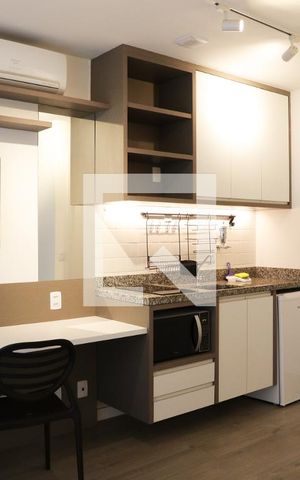 Apartamento para alugar com 25m², 1 quarto e sem vaga Apartamento para alugar com 25m², 1 quarto e sem vagaSala/Cozinha