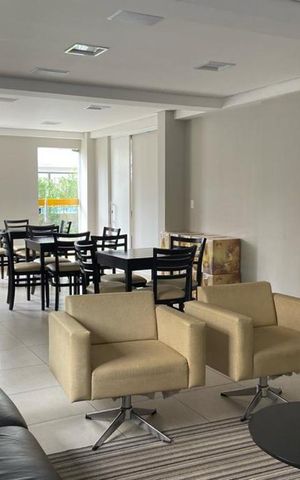 Studio à venda com 36m², 1 quarto e 1 vaga Studio à venda com 36m², 1 quarto e 1 vagaÁrea comum - Salão de festas