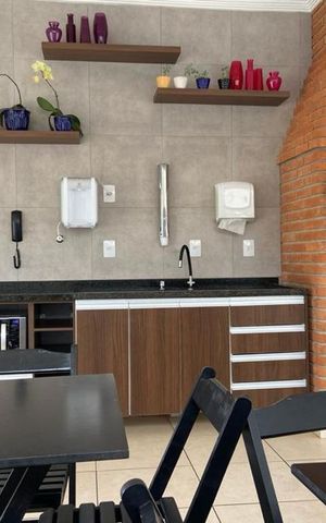 Studio à venda com 36m², 1 quarto e 1 vaga Studio à venda com 36m², 1 quarto e 1 vagaÁrea comum - Churrasqueira