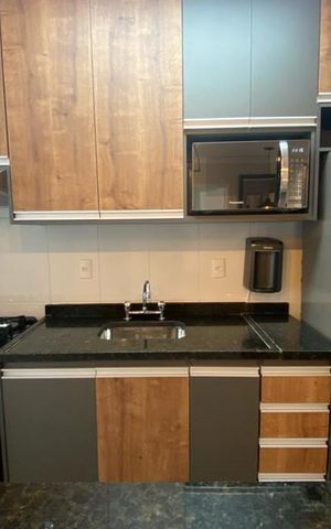Studio à venda com 36m², 1 quarto e 1 vaga Studio à venda com 36m², 1 quarto e 1 vagaCozinha - Armários