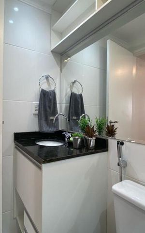 Studio à venda com 36m², 1 quarto e 1 vaga Studio à venda com 36m², 1 quarto e 1 vagaBanheiro