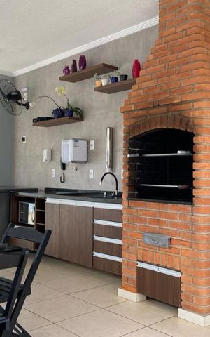 Studio à venda com 36m², 1 quarto e 1 vaga Studio à venda com 36m², 1 quarto e 1 vagaÁrea comum - Churrasqueira