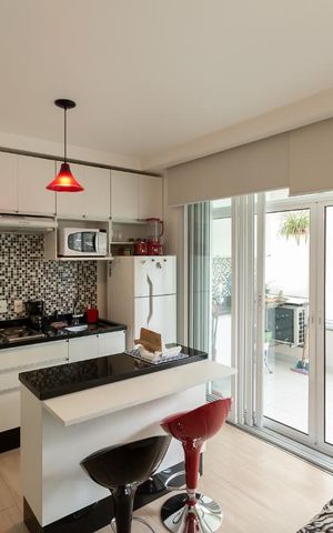 Studio para alugar com 35m², 1 quarto e 1 vagaStudio