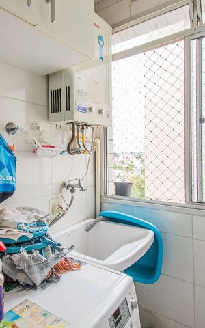 Apartamento à venda com 63m², 2 quartos e 1 vagaÁrea de Serviço