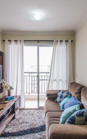 Apartamento à venda com 57m², 2 quartos e 1 vagaSala