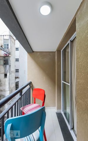 Studio para alugar com 28m², 1 quarto e sem vagaVaranda