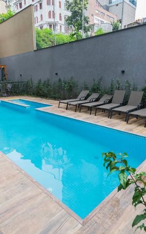 Studio para alugar com 28m², 1 quarto e sem vagaÁrea comum - Piscina