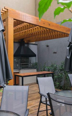 Studio para alugar com 28m², 1 quarto e sem vagaÁrea comum - Churrasqueira