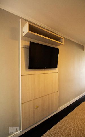 Apartamento para alugar com 40m², 1 quarto e sem vaga Apartamento para alugar com 40m², 1 quarto e sem vagaSala/Quarto - Televisão