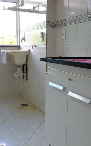 Apartamento à venda com 50m², 2 quartos e 1 vagaCozinha e área de serviço