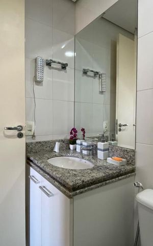 Apartamento à venda com 85m², 2 quartos e 2 vagas Apartamento à venda com 85m², 2 quartos e 2 vagasBanheiro