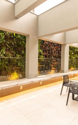 Studio à venda com 34m², 1 quarto e 1 vagaEspaço gourmet