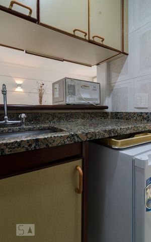 Studio à venda com 44m², 1 quarto e 1 vagaCozinha