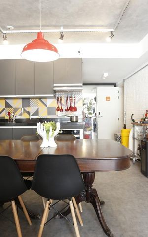Studio à venda com 40m², 1 quarto e sem vagaCozinha