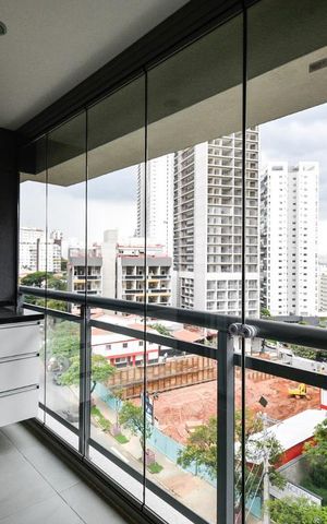 Studio para alugar com 31m², 1 quarto e sem vagaVaranda