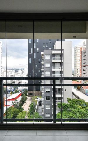 Studio para alugar com 31m², 1 quarto e sem vagaVaranda