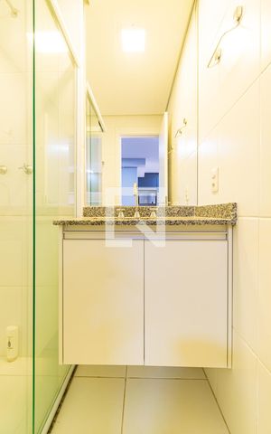 Apartamento para alugar com 42m², 1 quarto e 1 vaga Apartamento para alugar com 42m², 1 quarto e 1 vagaBanheiro Social