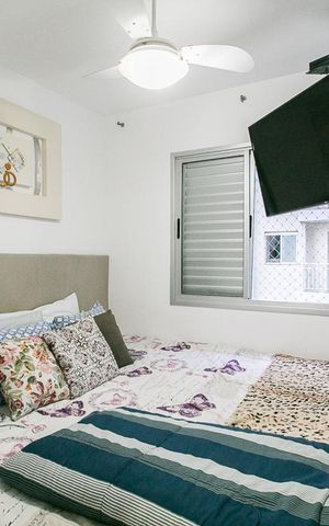 Apartamento à venda com 60m², 3 quartos e 1 vagaQuarto 1
