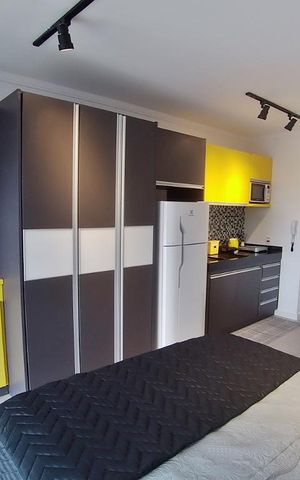 Studio à venda com 30m², 1 quarto e 1 vagaKitnet