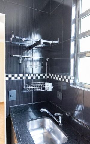 Apartamento à venda com 49m², 1 quarto e 1 vaga Apartamento à venda com 49m², 1 quarto e 1 vagaCozinha