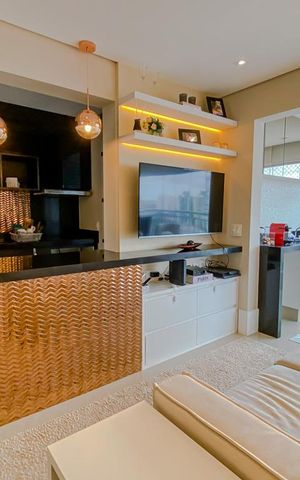 Apartamento à venda com 63m², 2 quartos e 1 vagaSala