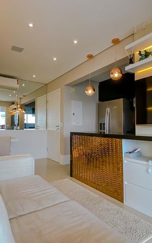 Apartamento à venda com 63m², 2 quartos e 1 vagaSala