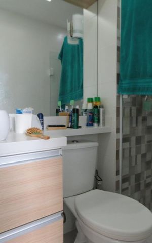 Apartamento para alugar com 75m², 2 quartos e 1 vagaBanheiro suite