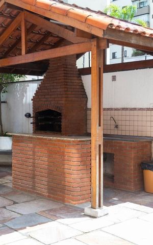 Apartamento à venda com 55m², 1 quarto e 1 vagaChurrasqueira