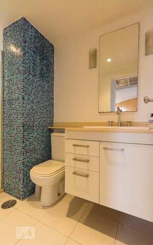 Apartamento à venda com 55m², 1 quarto e 1 vagaBanheiro