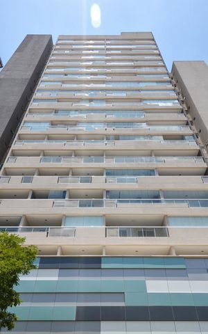 Studio para alugar com 37m², 1 quarto e 1 vagaFachada
