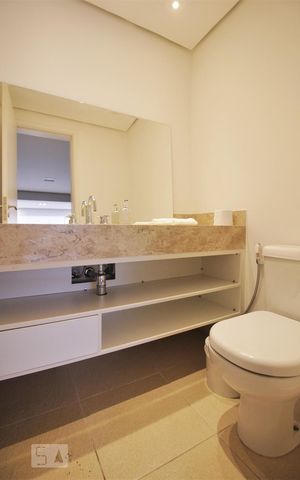Apartamento à venda com 59m², 1 quarto e 2 vagasLavabo