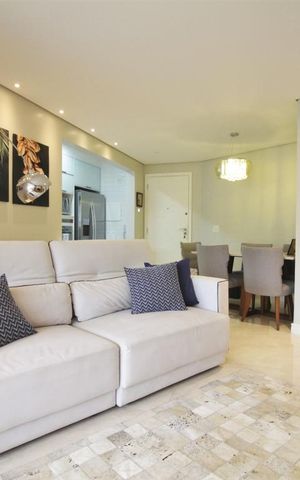 Apartamento à venda com 59m², 1 quarto e 2 vagasSala