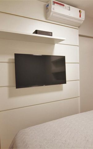 Apartamento à venda com 59m², 1 quarto e 2 vagasSuíte