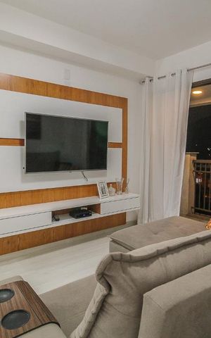 Apartamento à venda com 66m², 2 quartos e 1 vaga Apartamento à venda com 66m², 2 quartos e 1 vagaSala