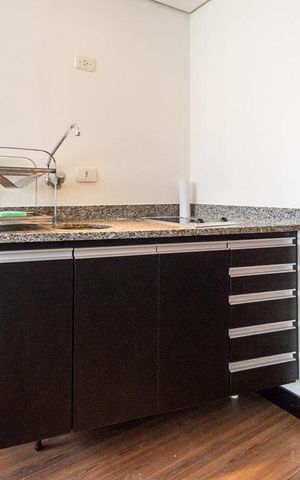 Studio à venda com 30m², 1 quarto e 1 vaga Studio à venda com 30m², 1 quarto e 1 vagaCozinha