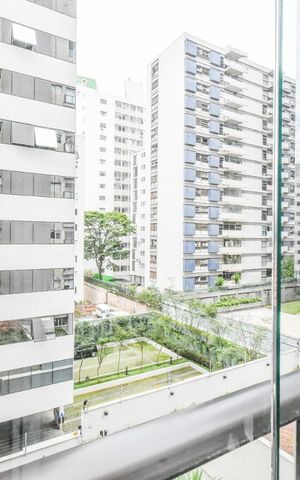 Studio para alugar com 38m², 1 quarto e 1 vaga Studio para alugar com 38m², 1 quarto e 1 vagaVaranda
