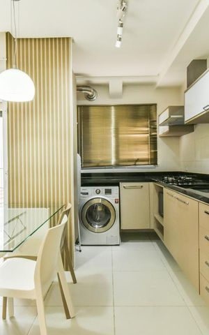 Studio para alugar com 38m², 1 quarto e 1 vaga Studio para alugar com 38m², 1 quarto e 1 vagaCozinha