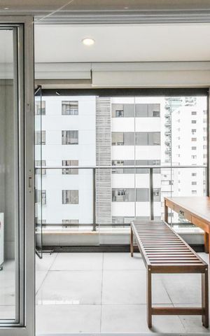 Studio para alugar com 38m², 1 quarto e 1 vaga Studio para alugar com 38m², 1 quarto e 1 vagaVaranda