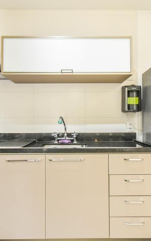 Studio para alugar com 38m², 1 quarto e 1 vaga Studio para alugar com 38m², 1 quarto e 1 vagaCozinha
