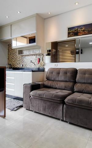 Studio à venda com 37m², 1 quarto e 1 vaga Studio à venda com 37m², 1 quarto e 1 vagaSala