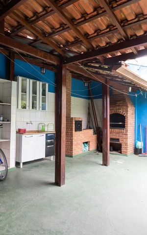 Casa para alugar com 59m², 1 quarto e 3 vagasChurrasqueira