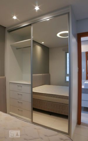 Studio para alugar com 46m², 1 quarto e 1 vagaSuite - Armário