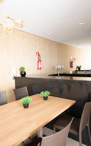 Apartamento à venda com 40m², 2 quartos e sem vaga Apartamento à venda com 40m², 2 quartos e sem vagaSalão de festas
