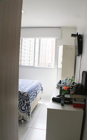 Apartamento à venda com 73m², 3 quartos e 2 vagasQuarto 3 - Entrada