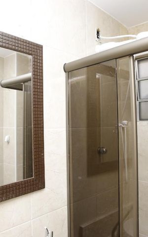 Apartamento à venda com 50m², 1 quarto e sem vagaBanheiro da Suíte
