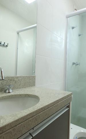 Apartamento à venda com 64m², 2 quartos e 2 vagasBanheiro Social